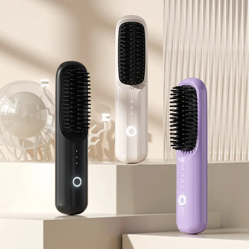 Brosse Lissante Portable TechBeautyHome™